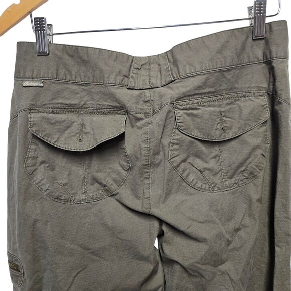 COLUMBIA Pants Green Trail Stretch Size 10 Hiking - Picture 6 of 6